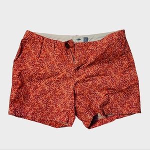 Old Navy Shorts Coral Star Print Size 6